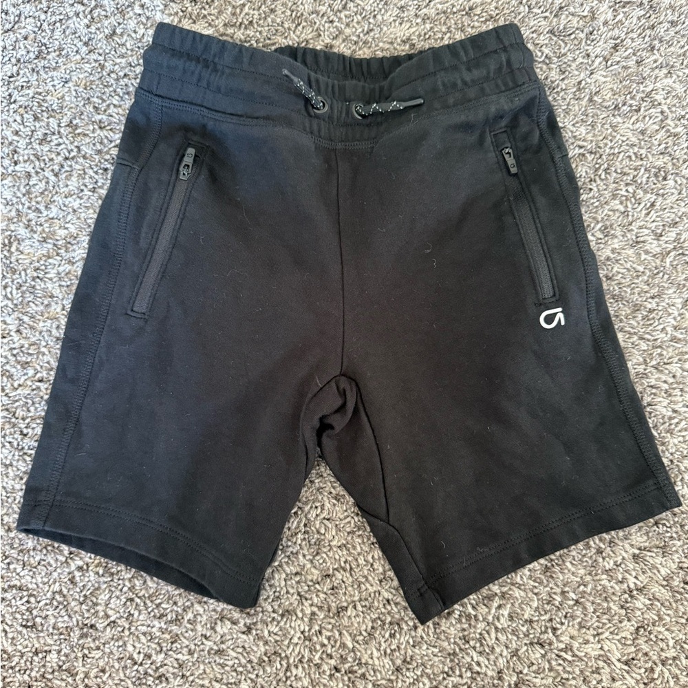 GAP Black Athletic Shorts with Zipper Pockets